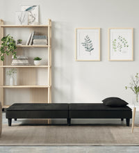 Schlafsofa Schwarz Samt