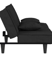 Schlafsofa Schwarz Samt