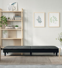 Schlafsofa Dunkelgrau Stoff