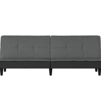 Schlafsofa Dunkelgrau Stoff