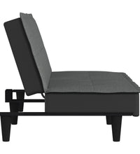Schlafsofa Dunkelgrau Stoff