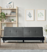 Schlafsofa Dunkelgrau Stoff