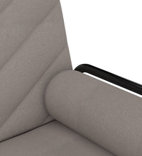 Schlafsofa mit Armlehnen Taupe Stoff