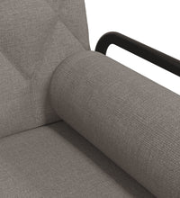 Schlafsofa mit Armlehnen Taupe Stoff