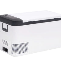 Kühlbox mit Griff und Adapter Schwarz und Weiß 25 L PP & PE