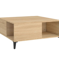 Couchtisch Sonoma-Eiche 80x80x36,5 cm Holzwerkstoff