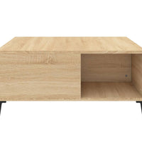 Couchtisch Sonoma-Eiche 80x80x36,5 cm Holzwerkstoff