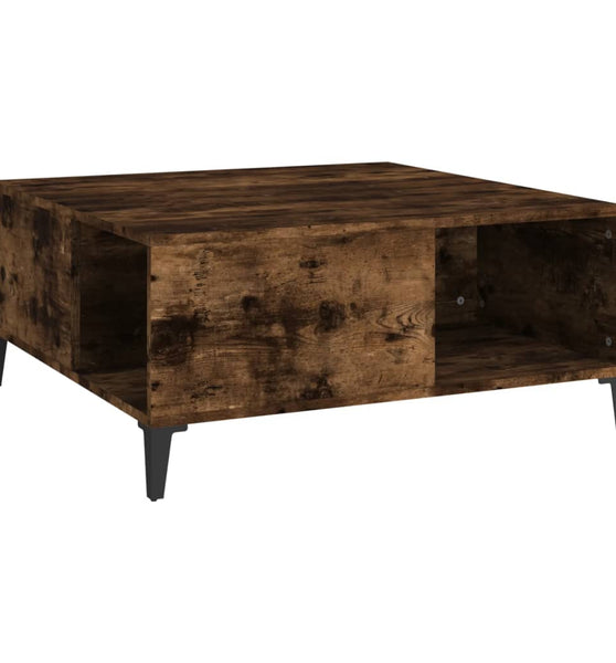 Couchtisch Räuchereiche 80x80x36,5 cm Holzwerkstoff