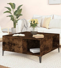 Couchtisch Räuchereiche 80x80x36,5 cm Holzwerkstoff