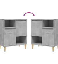 Sideboard Betongrau 60x35x70 cm Holzwerkstoff