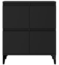 Sideboard Schwarz 60x35x70 cm Holzwerkstoff