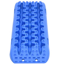 Traktionsmatten 2 Stk. Blau 106x30,5x7 cm Nylon