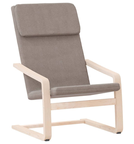 Relaxsessel Taupe Stoff