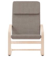 Relaxsessel Taupe Stoff