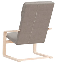 Relaxsessel Taupe Stoff