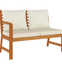 11-tlg. Garten-Essgruppe mit Kissen Massivholz Akazie