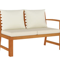 11-tlg. Garten-Essgruppe mit Kissen Massivholz Akazie