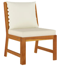 11-tlg. Garten-Essgruppe mit Kissen Massivholz Akazie