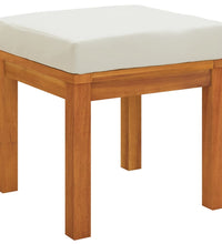 11-tlg. Garten-Essgruppe mit Kissen Massivholz Akazie