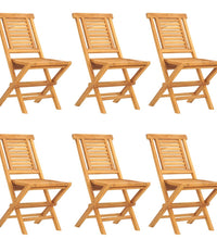 7-tlg. Garten-Essgruppe Massivholz Teak