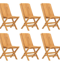 7-tlg. Garten-Essgruppe Massivholz Teak