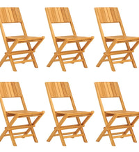 7-tlg. Garten-Essgruppe Massivholz Teak