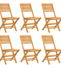 7-tlg. Garten-Essgruppe Massivholz Teak