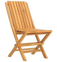 Gartenstühle 4 Stk. Klappbar 47x47x89 cm Massivholz Teak