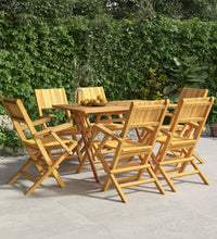 Gartenstühle 6 Stk. Klappbar 55x61x90 cm Massivholz Teak