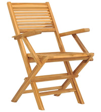 Gartenstühle 4 Stk. Klappbar 55x62x90 cm Massivholz Teak