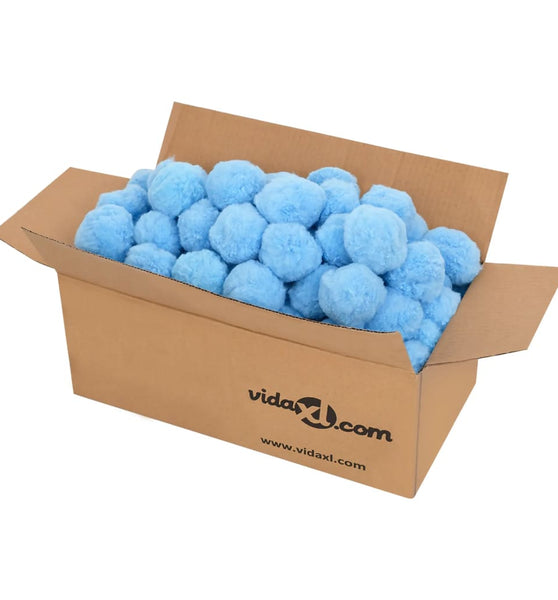 Pool-Filterbälle Antibakteriell Blau 2100 g Polyethylen