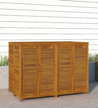 Gartenbox 140x87x104 cm Massivholz Akazie