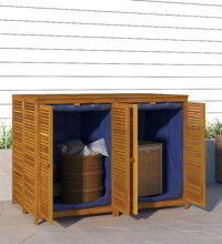 Gartenbox 140x87x104 cm Massivholz Akazie