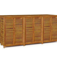 Gartenbox 210x87x104 cm Massivholz Akazie