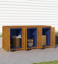 Gartenbox 210x87x104 cm Massivholz Akazie