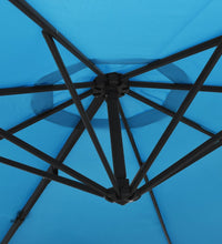 Wand-Sonnenschirm Meerblau 290 cm