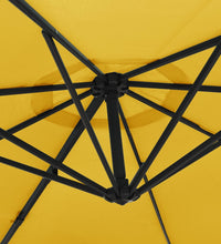 Wand-Sonnenschirm Gelb 290 cm