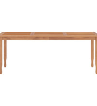 Garten-Esstisch 200x90x75 cm Massivholz Teak