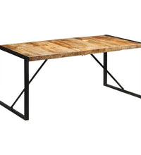 Esstisch 175x90x76 cm Raues Massivholz Mango