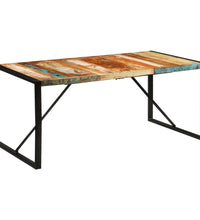 Esstisch 175x90x76 cm Altholz Massiv