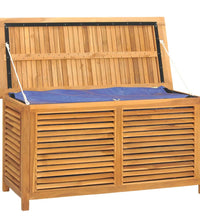 Gartenbox mit Beutel 114x50x58 cm Massivholz Teak