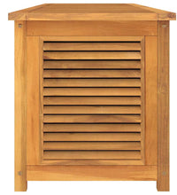 Gartenbox mit Beutel 200x50x55 cm Massivholz Teak