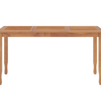 7-tlg. Garten-Essgruppe Massivholz Teak