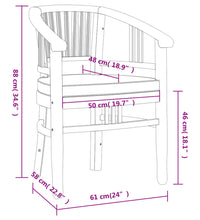 7-tlg. Garten-Essgruppe Massivholz Teak