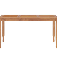 7-tlg. Garten-Essgruppe Massivholz Teak