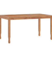 7-tlg. Garten-Essgruppe Massivholz Teak