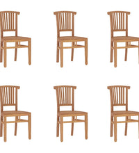 7-tlg. Garten-Essgruppe Massivholz Teak