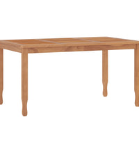 7-tlg. Garten-Essgruppe Massivholz Teak