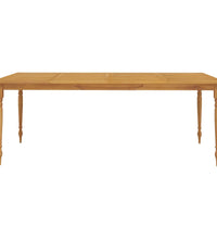 7-tlg. Garten-Essgruppe mit Weißen Kissen Massivholz Teak