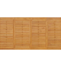 7-tlg. Garten-Essgruppe mit Weißen Kissen Massivholz Teak